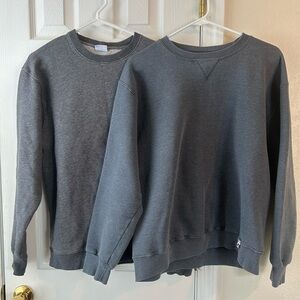Bundle Men's Dark Gray Crewneck Sweatshirts